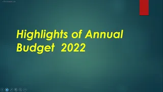 Union Budget 2022 Highlights
