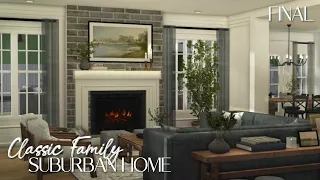 BLOXBURG: Classic Family Suburban Home | Final