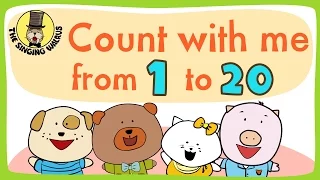 Números canción 1 a 20 | Canciones en inglés para niños