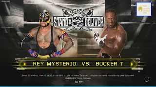 Rey Mysterio vs. Booker T Showdown!" WWE WRESTLE GAMING