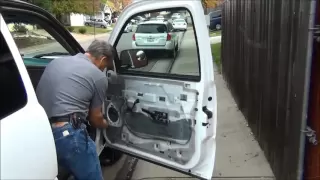 2000 Chevy Silverado front door speaker replacement & door panel removal tutorial