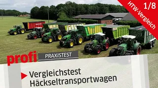 Vergleichstest Häckseltransportwagen - Teil 1/8 | profi #Praxistest