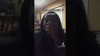 Black girls react to The Little Mermaid 🧜🏾‍♀️ #hallebailey #disney #thelittlemermaid #shorts