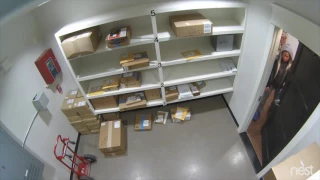 Surveillance Video - Mailroom Burglary