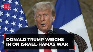 Trump vows to help Israel finish Hamas and ban Gaza refugees from entering the US