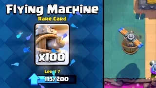 Clash Royale - FLYING MACHINE! New Card Challenge