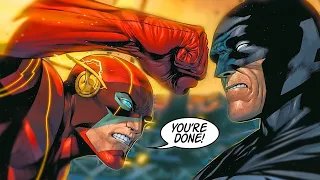 The Flash Punches Batman