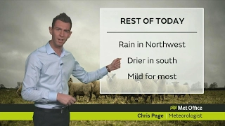 Sunday afternoon forecast 19/03/17