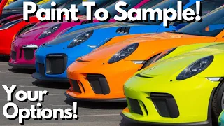 Porsche Paint To Sample! A Tour Of Porsche Colors and How You Can Get The Color Of Your Dreams!