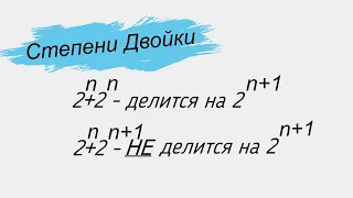 Ты Не Знал Этого Про Степени Двойки - Алгебра