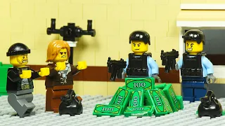 Lego City SWAT Bank Robbery Caught Robbers