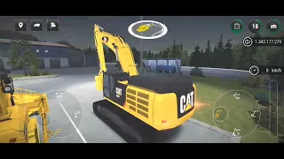 CAT 340f excavatra on construction simulator 3