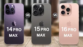 iPhone 16 Pro Max Vs iPhone 15 Pro Max Vs iPhone 14 Pro Max | iPhone 16 Pro Max What's New