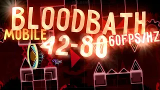 Bloodbath 42-80 mobile [ top 11 ml ] 60fps/hz | geometry dash геометри даш