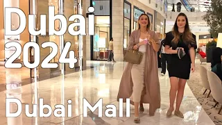 Dubai [4K] Amazing Dubai Mall, Burj Khalifa, Downtown Dubai Walking Tour 🇦🇪