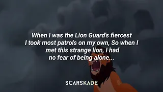 How I Got my Scar - Lion Guard (Lyric Video)