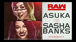 Asuka vs. Sasha Banks - RAW 01/29/18 Highlights