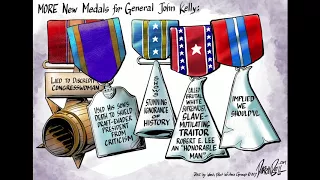 Darrin Bell Political Cartoon: General Kelly Calls Robert E. Lee an Honorable Man