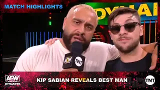 Kip Sabian Reveals the Best Man for his Wedding is Miro on AEW Dynamite