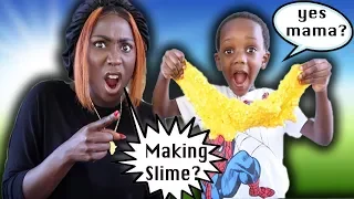 Super Siah Making Slime Johny Yes Papa Nursery Rhymes