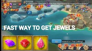 Make Mini Rally Trap..3 TIPS FOR GET JEWELS QUICKLY AS F2P..Lords Mobile