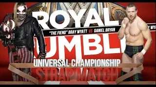 Daniel Bryan vs The Fiend Bray Wyatt WWE Universal Champion Royal Rumble Simulation WWE2K19