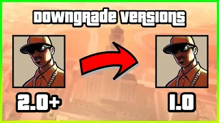 How to downgrade EVERY version of GTA: San Andreas to v1.0 (2024)