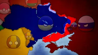 История Спецоперации на Украине / Война на Украине  (Countryballs)