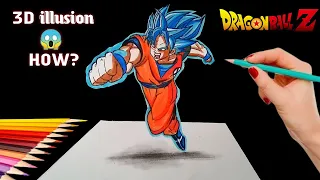 How To Draw Goku Super Saiyan blue || Easy drawing ideas for beginners || Beginners drawing