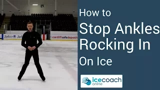 Ice Skating Tutorial - How to Fix Your Ankles Rocking In! A Common Mistake on Ice