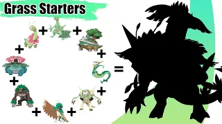 All Grass Starters Pokémon Fusion (Gen 1 to Gen 8)