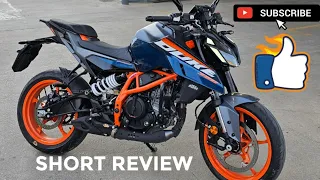 KTM Duke 390 2024  short review  Adjustable Suspension