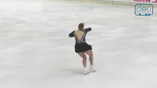 Karolina Schroder. Oberstdorf 2019. Bronze Ladies I FS. 5 place