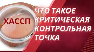 Что такое критическая контрольная точка ККТ в системе ХАССП