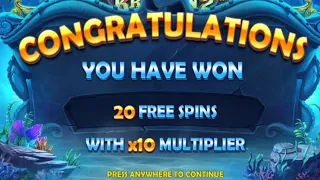I got max spins and max multiplier on release the kraken 2 - big win!!!