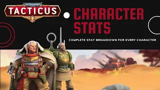 COMPLETE GUIDE TO CHARACTER STATS - All characters broken down and ranked - Collaboration with Towen