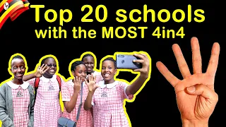 Top 20 primary SCHOOLS with the most 4 in 4 from PLE 2022 results