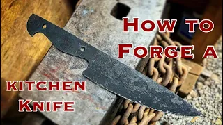 Forging a Kitchen Knife part 1