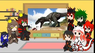 JW/JP Dino's React To If Ark's Giga Entered Jurassic World @GojiCenter