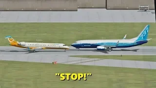 RIDICULOUS Pilot Behavior in Flight Simulator X (Multiplayer ATC)