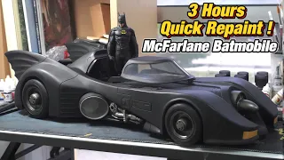 DC Multiverse | McFarlane Batmobile Quick Custom Repaint!