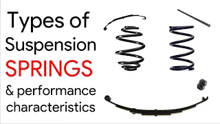 SUSPENSION SPRINGS types for your requirement | TUNING - Soft  Stiff Progressive Dual rate