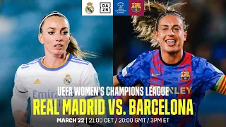 Real Madrid vs. Barcelona | UEFA Women’s Champions League Quarter-final First Leg Full Match