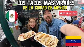 NUNCA HABIA PROBANDO unos TACOS ASI en LA CIUDAD de MEXICO 🇲🇽 | Los Milaquesos