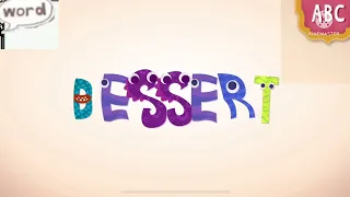 endless alphabet “dessert”