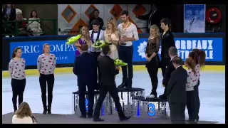 TEB2014 Victory Ceremony ICE DANCE