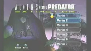 Alien Versus Predator Extinction (PS2) - Level 2 Marines (Intro - Cliffhanger)