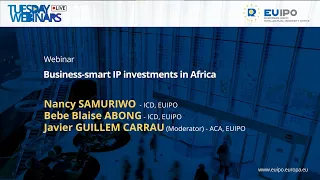 Africa IP SME Helpdesk Webinar: Business-smart IP investments in Africa