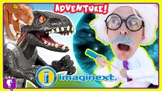 HobbyHarry Discovers Dino! 🦖 Jurassic World Adventure #2 Imaginext Toy Review HobbyKidsTV