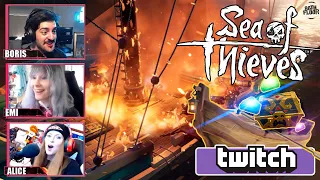 Sea of Thieves Gameplay - SOMEONE SANK MY SHIP 😨 - 86th Floor Twitch Highlights